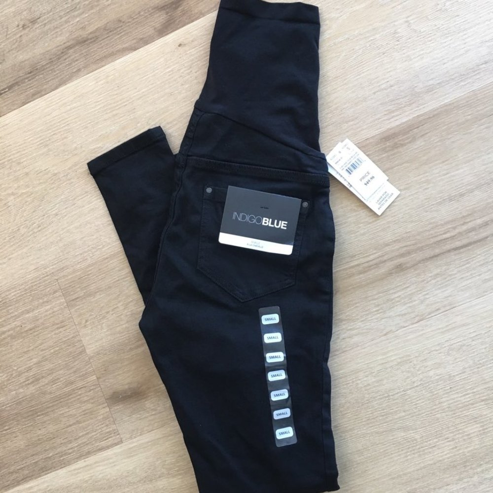 Motherhood Maternity Indigo Blue Skinny Jeans